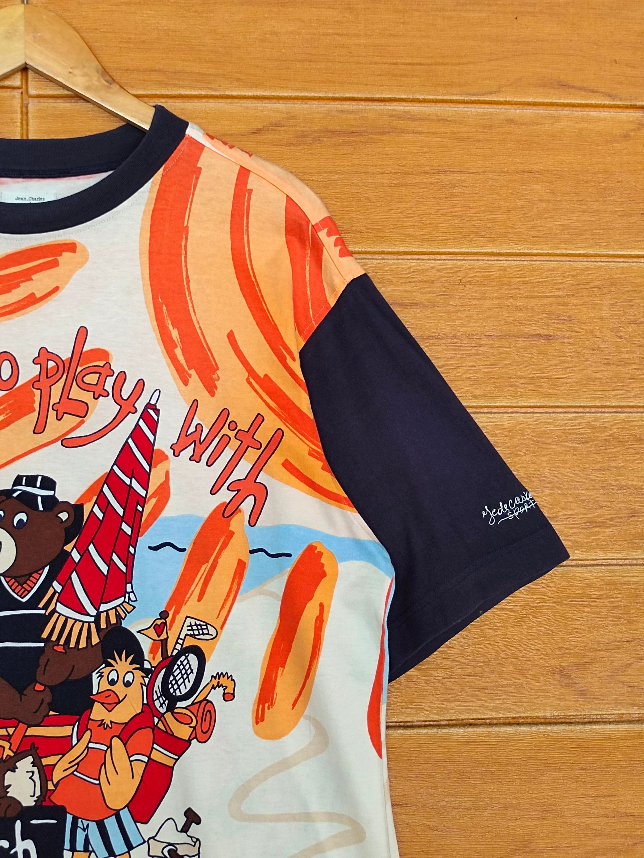 Vintage Jean Charles De Castelbajac T-shirt: Mirror Print Cartoon