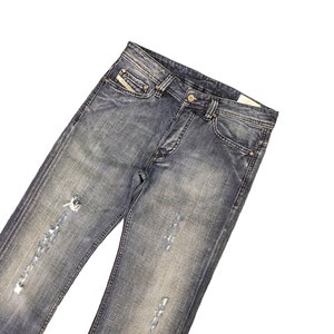 29 x 28,5 Vintage Diesel Viker Distressed Denim Jeans Streetwear Y2k Le Grande Bleu If Six Was Nine Hysteric Glamour Taille 29