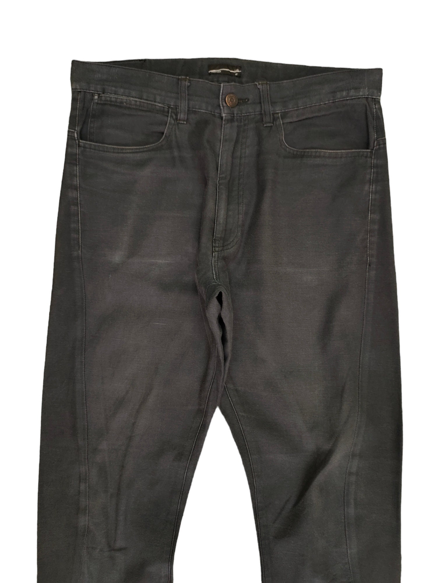 W31x29 Lad Music Japan Black Faded Slim Fit Pants Vintage W31x29 Lad Music Japan Black Faded Slim Fit Pants Vintage