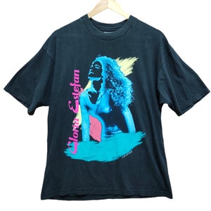 90´s ヴィンテージ 夜光Tシャツ グロリア・エステファン