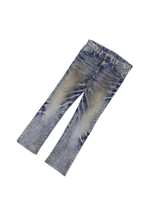 Vintage Tornado Mart Jeans W30: Distressed Clawmark Denim, Made in
