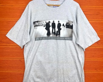 Vintage U2 T Shirt U2 Elevation Tour T Shirt 2001 Black and
