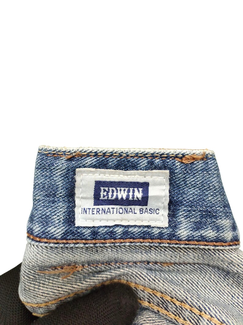 Vintage 90s Edwin 403 Denim Jeans, Comme Des Garcons Undercover, Waist 28 image 5