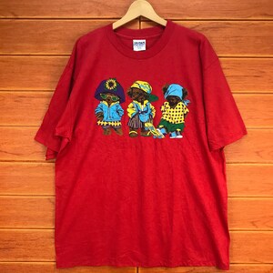 Vintage BEARS T-Shirt / Streetwear Bears / Hippie Bears / Size XL
