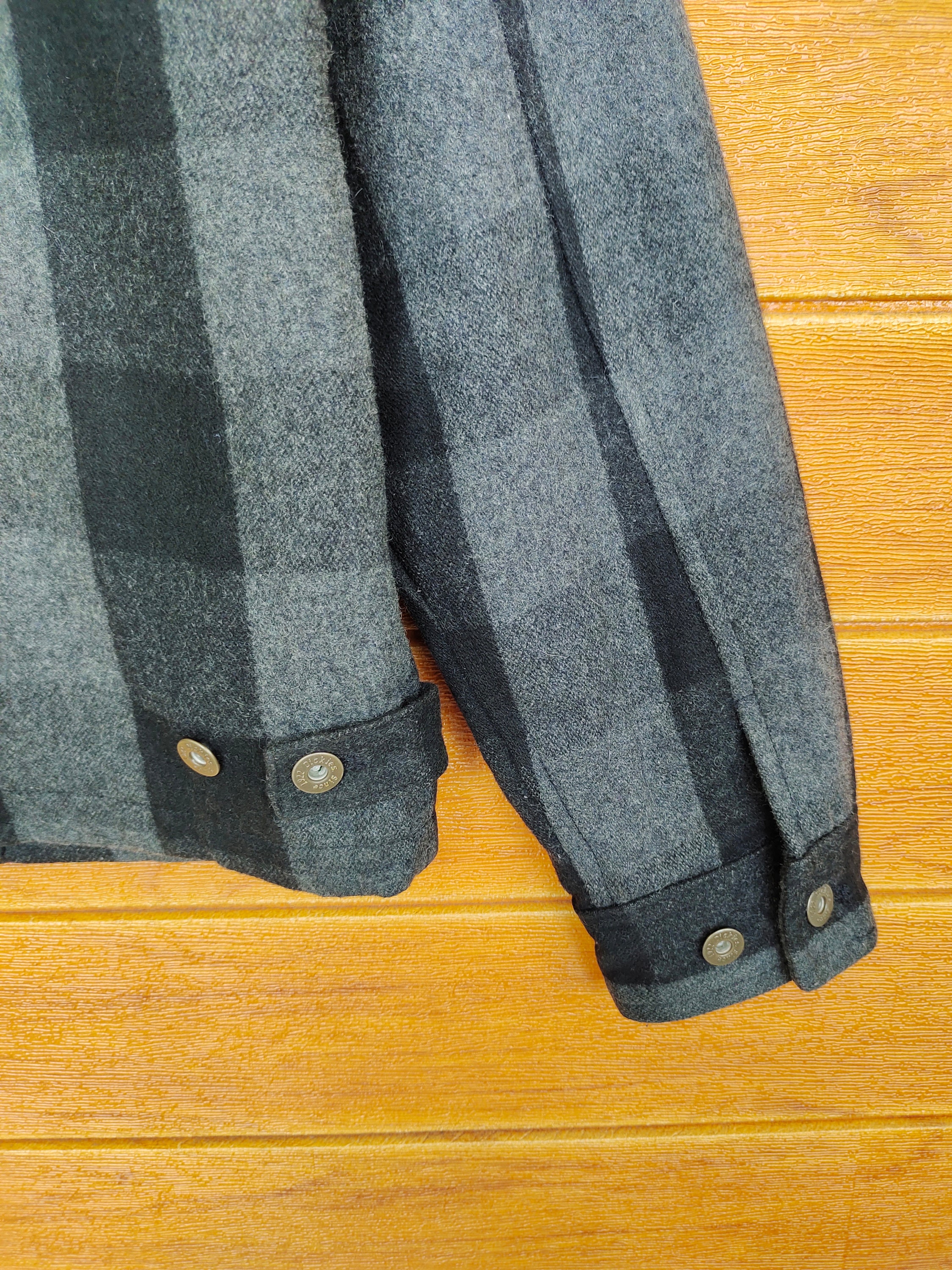 Vintage 90s Dickies Wool Checkered Work Jacket - Size M - Etsy