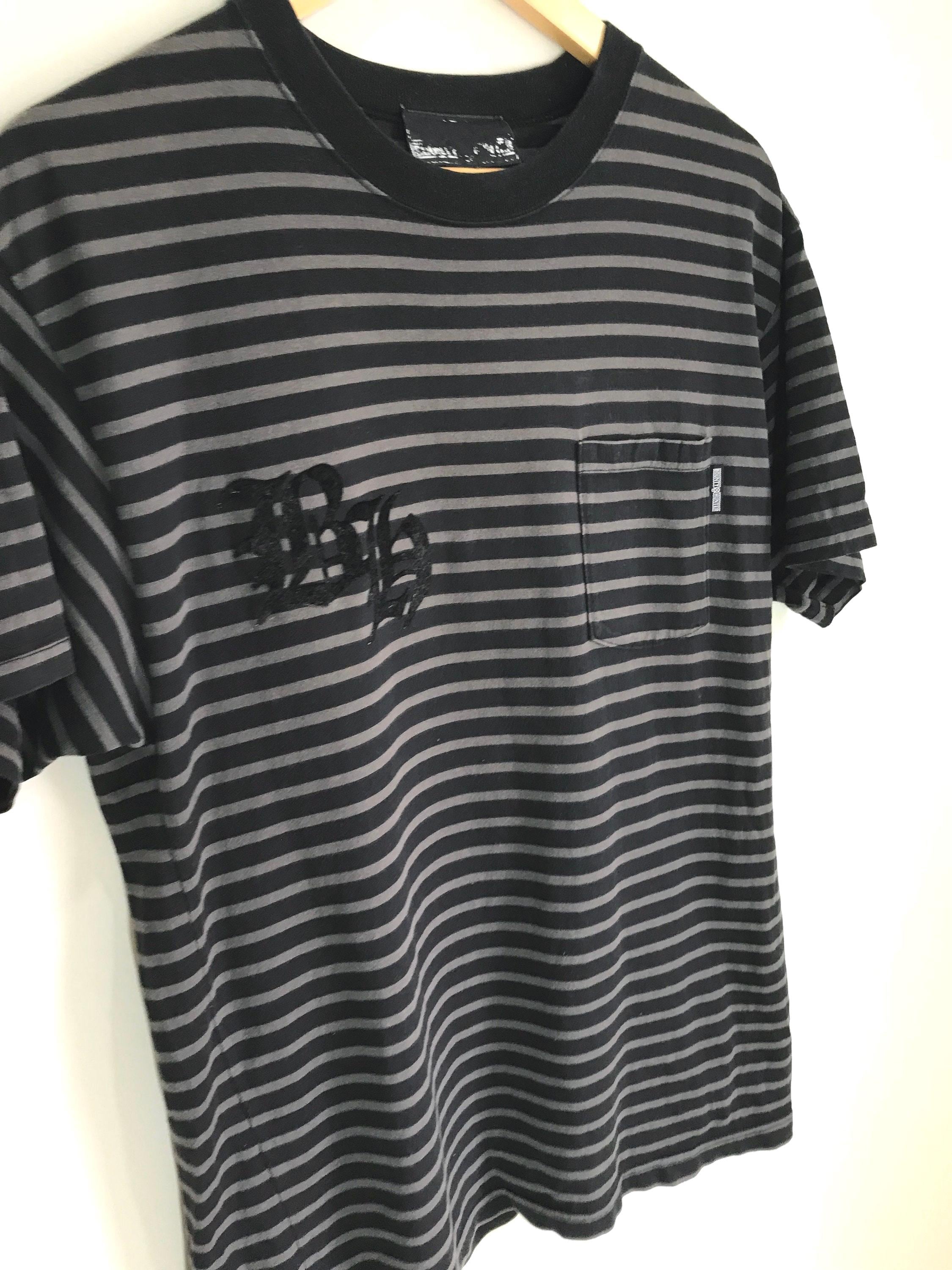Vintage Bounty Hunter Striped T-shirt: Made in Japan, Size M - Etsy