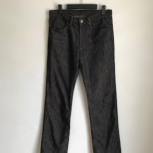 W30x30.5 Rare Vintage Japanese Brand BOYCOTT Made in Japan Pin Stripe Jeans
