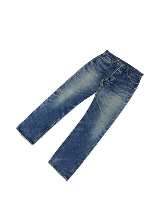 Vintage Burgus Plus Selvedge Jeans W32: 90s Faded Denim, Made in 