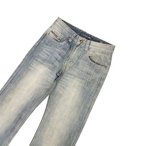 W30x33 Vintage Diesel Sun Faded Denim Jeans Streetwear Y2k Le Grande Bleu If Six Was Nine Hysteric Glamour Waist 30