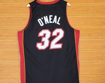 Miami Heat Champion NBA Jersey #32 Shaquille O'Neal Basketball Men Size XL