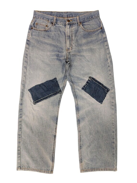 パンツ hard faded clawmark denim Oh Seven Clawmark Patchwork Denim Jeans, Faded Wash (waist 32) - Etsy