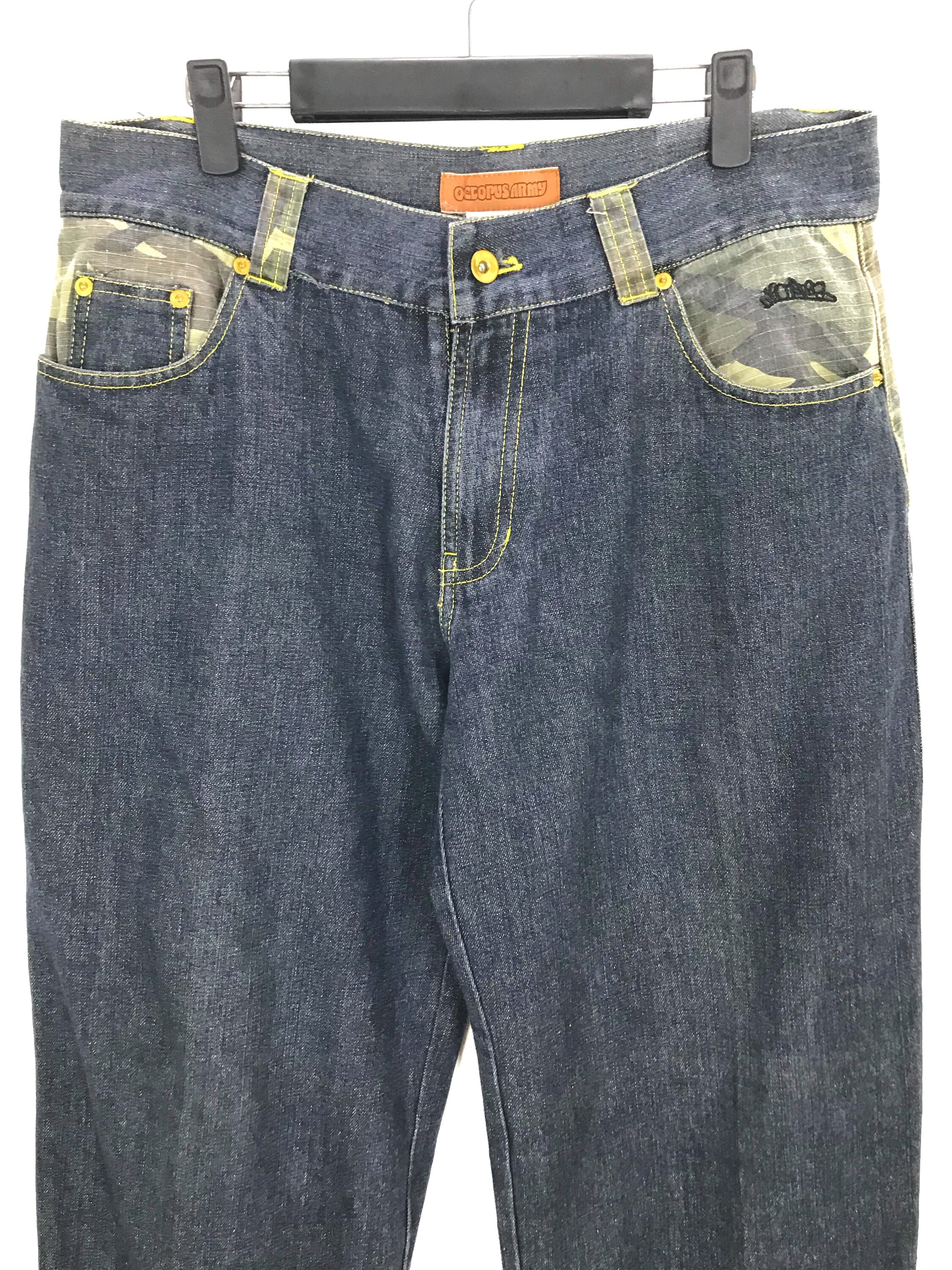 Vintage Octopus Army Camouflage Denim Jeans - Made in Japan - Etsy