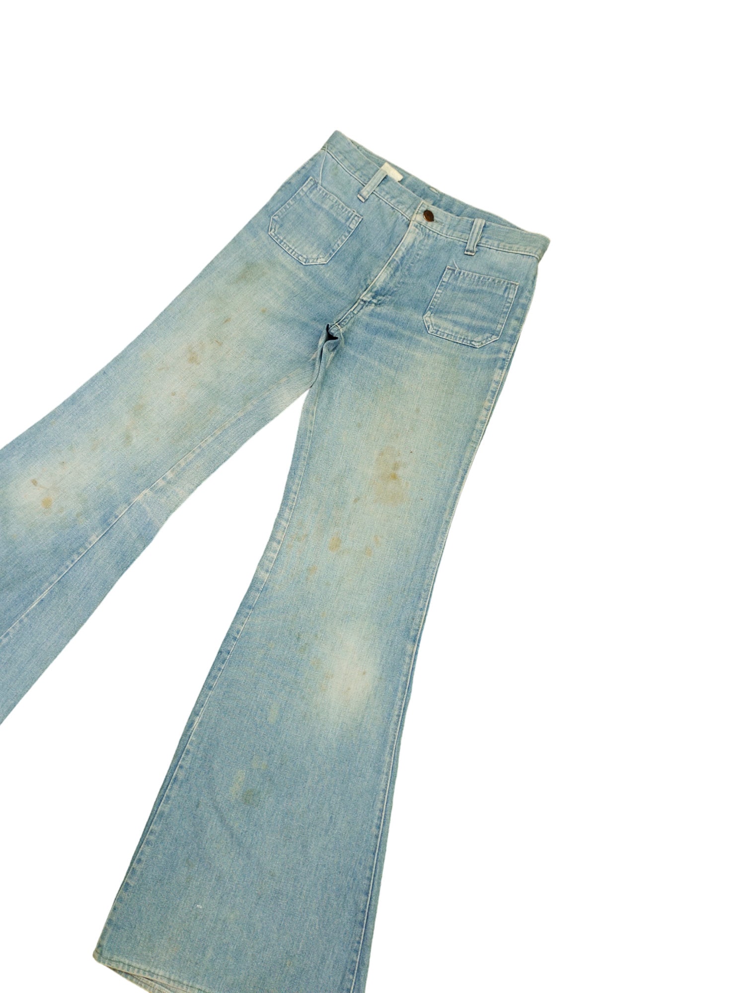 Gaytags Flare Jeans: Y2K Bell Bottom Denim (W27 L31) - Etsy