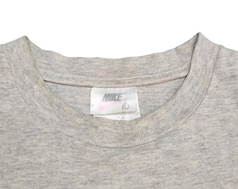 Nike Ronaldo 9 Tシャツ グレー Vintage 90s Nike Striker Ronaldo #9 Brazilian Former