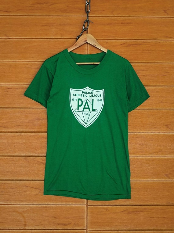 Vintage 80s Police Athletic League 1914-1989 T-Shirt / Pal Nyc / Size S