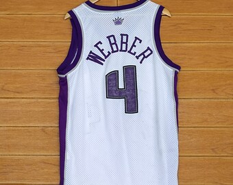 Vintage 90s Sacramento Kings Chris Webber #4 Nike NBA Basketball