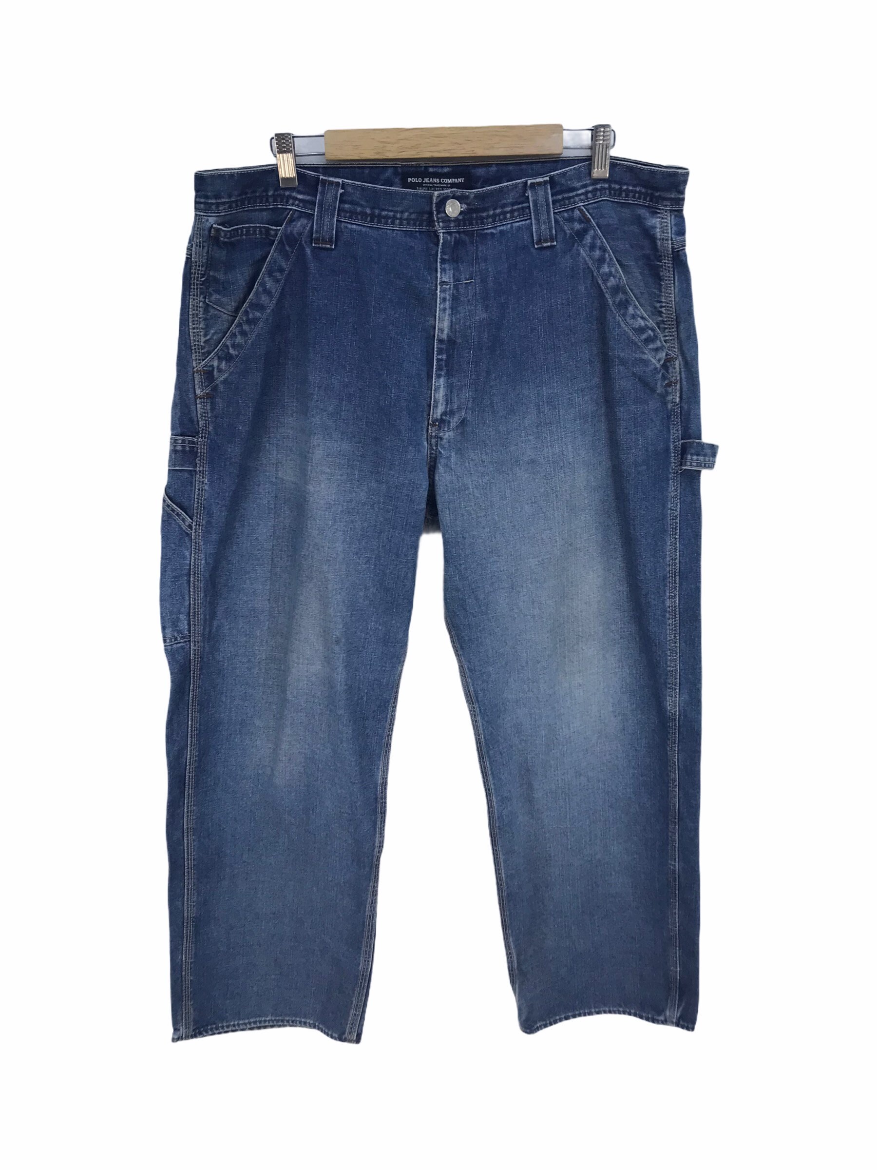 W36x30 Vintage 90s Polo Ralph Lauren Ackley Carpenter Denim Jeans