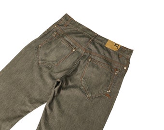 Rocawear Baggy Jeans: Y2K Hip Hop Streetwear Denim (W40 L33)