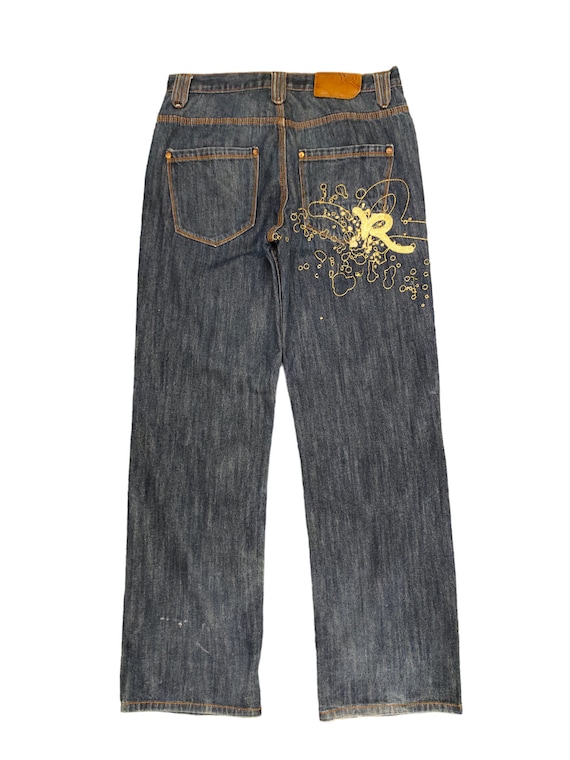 rocawear baggy jeans. vintage y2k embroidered baggy | Depop