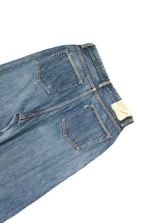 W29x26 Vintage Orslow X Beams Lot 701ZBB Drop Crotch