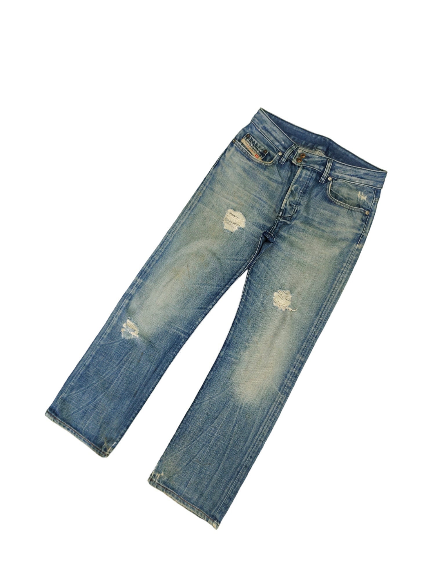 Vintage Y2k Diesel Distress Faded Denim Pants True Religion Vintage Y2k Diesel Distress Faded Denim Pants True Religion