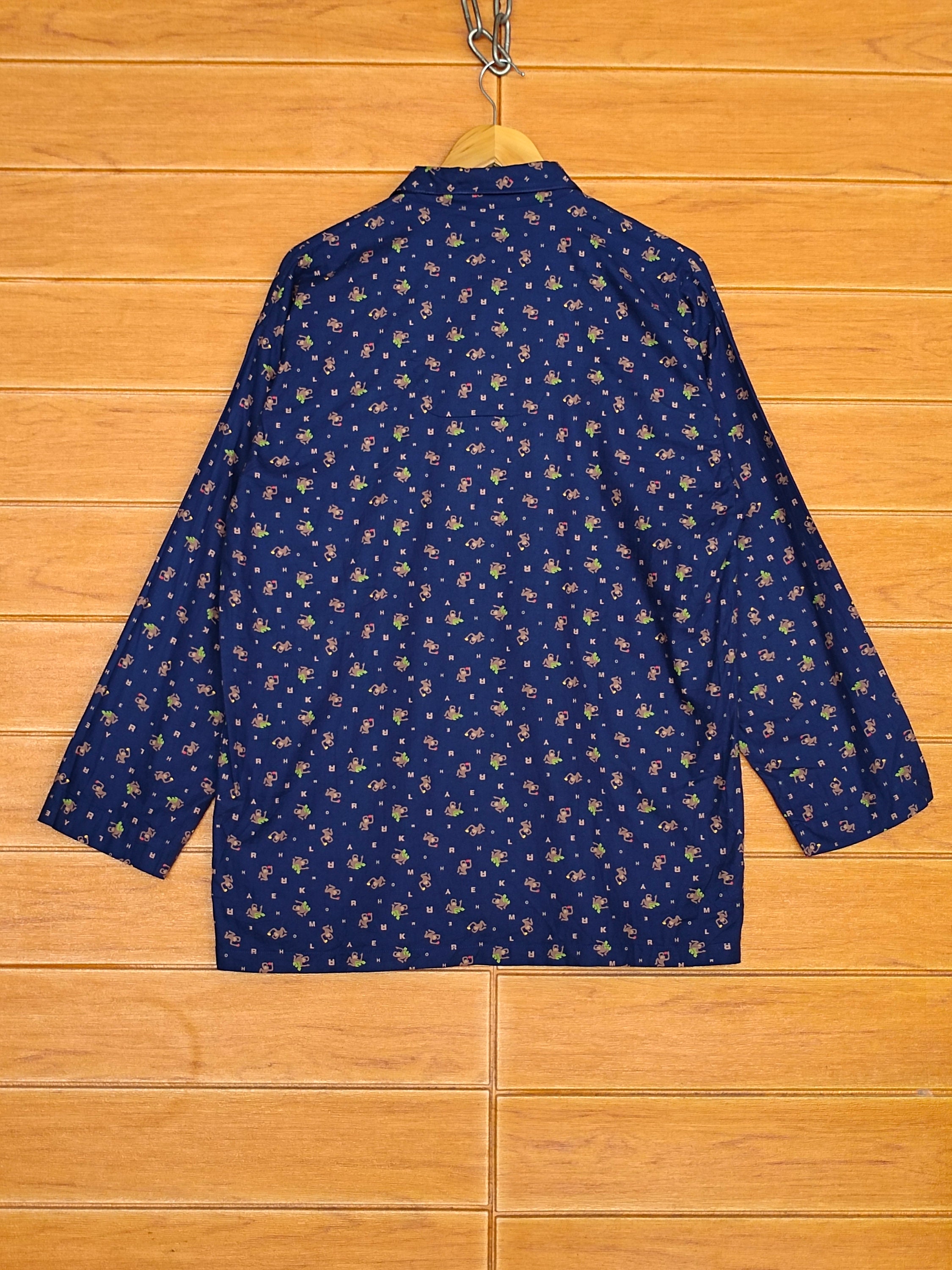Vintage 90s Rykiel Homme Pyjamas Shirt / Sonia Rykiel / French 