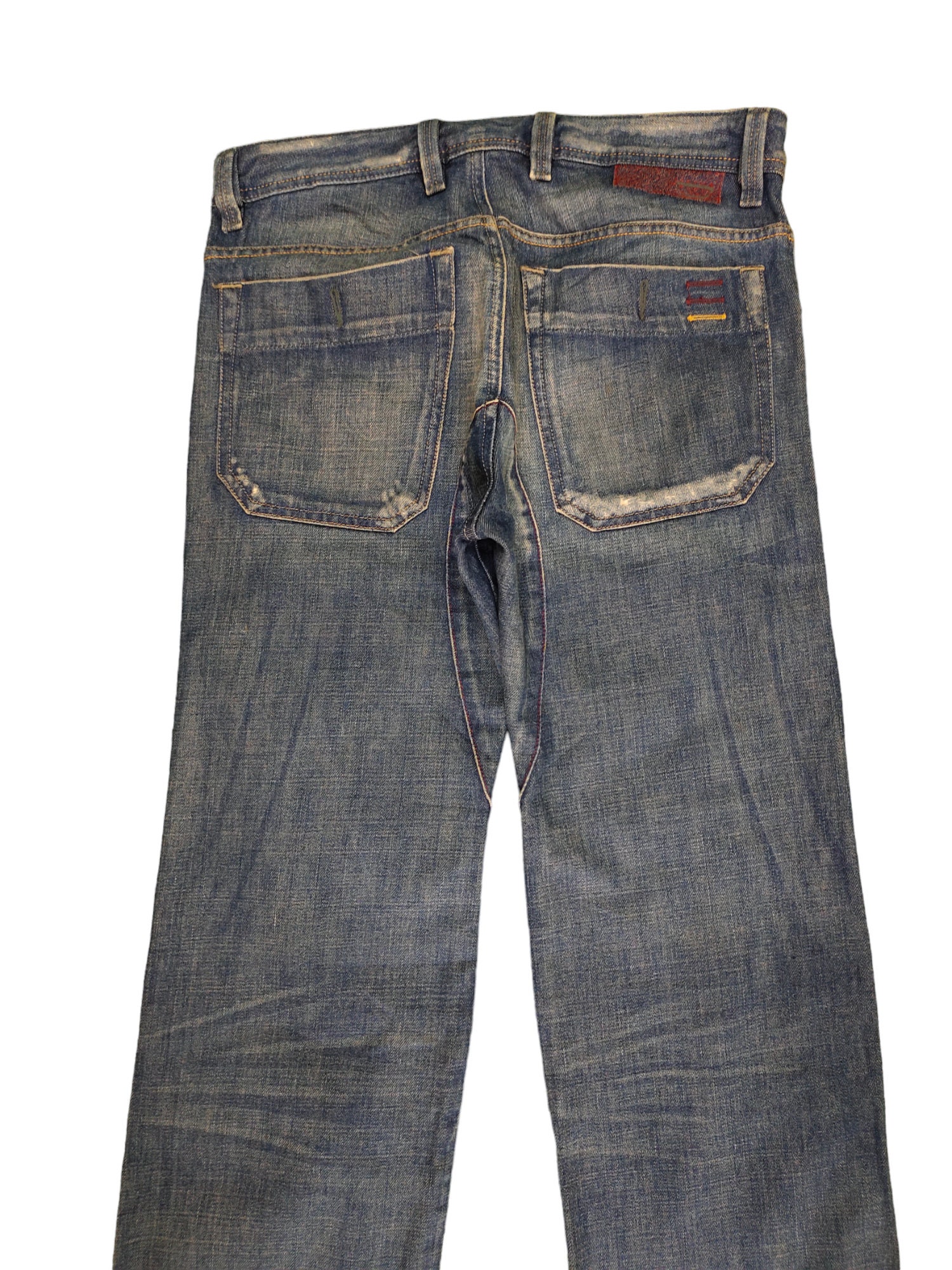 Diesel Denim Pants W30: Faded Y2K Streetwear - Etsy