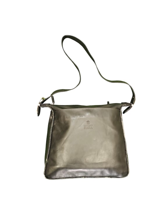 Vintage Francesco Biasia Leather Shoulder Bag - Made in Italy - Etsy