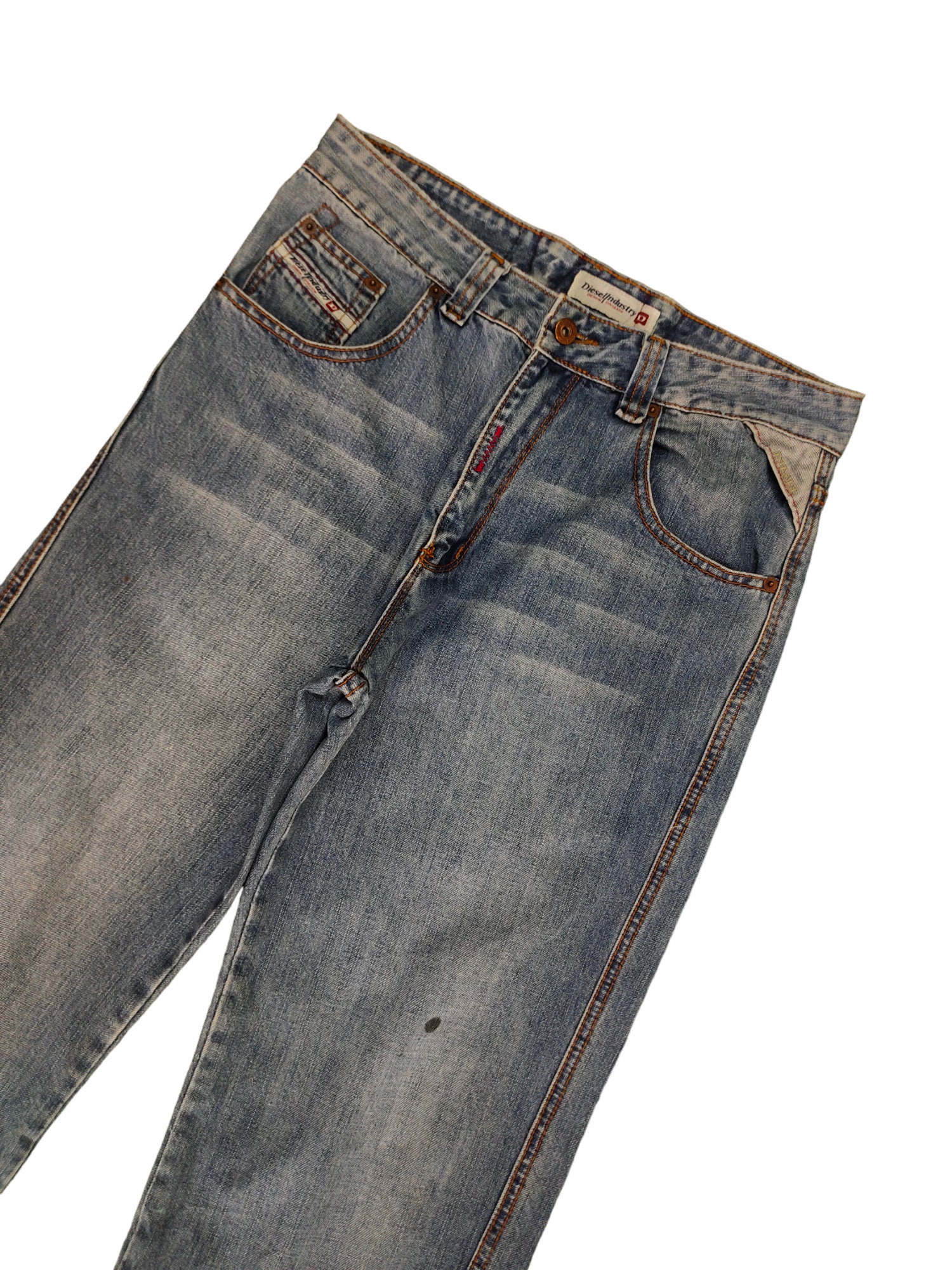 W31x27 Vintage Y2k Diesel Embroidered Pocket Jeans W31x27 Vintage Y2k Diesel Embroidered Pocket Jeans