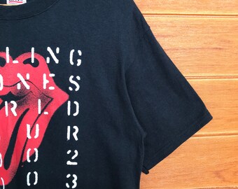 Vintage ROLLING STONES World Tour 2002/03 T-shirt / Copyright Rst
