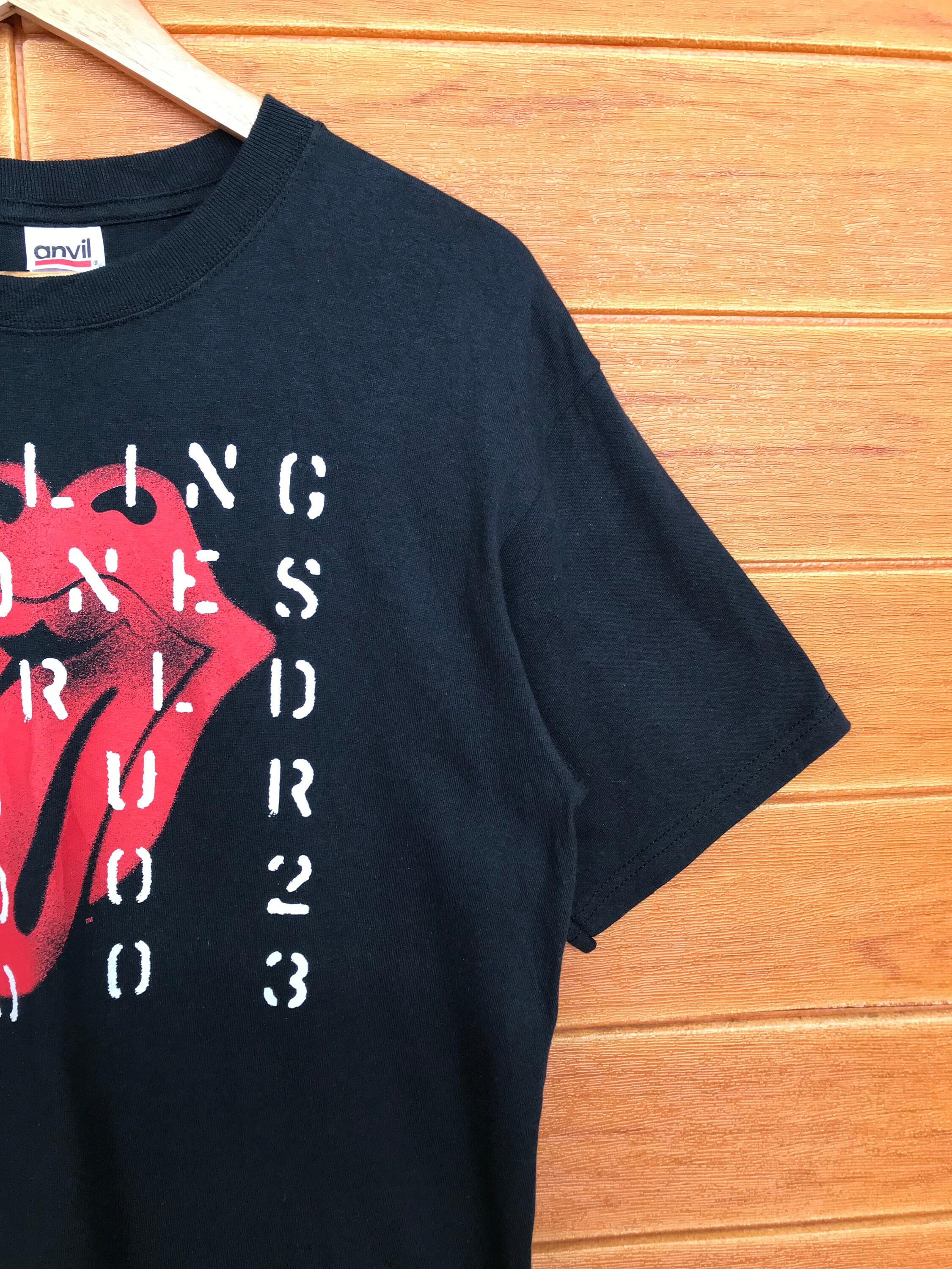 ROLLING STONES 2002-2003 ジャパンツアーTシャツ Vintage Rolling Stones Tour 2002 2003 Licks T Shirt Tongue