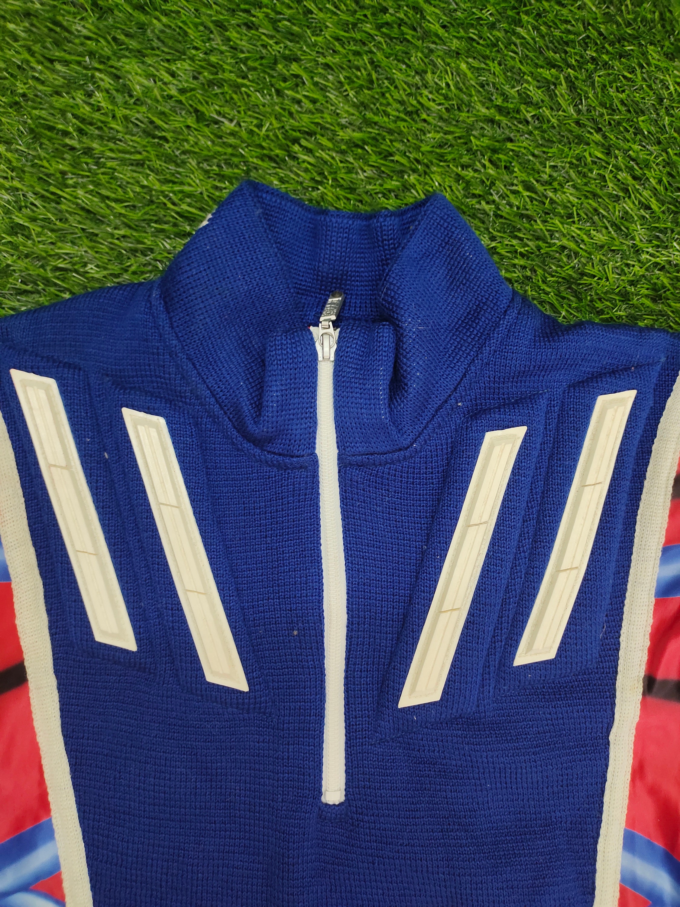 Vintage 90s Spyder Stretchable Knit Half Zipper Jacket Size Vintage 90s Spyder Stretchable Knit Half Zipper Jacket Size