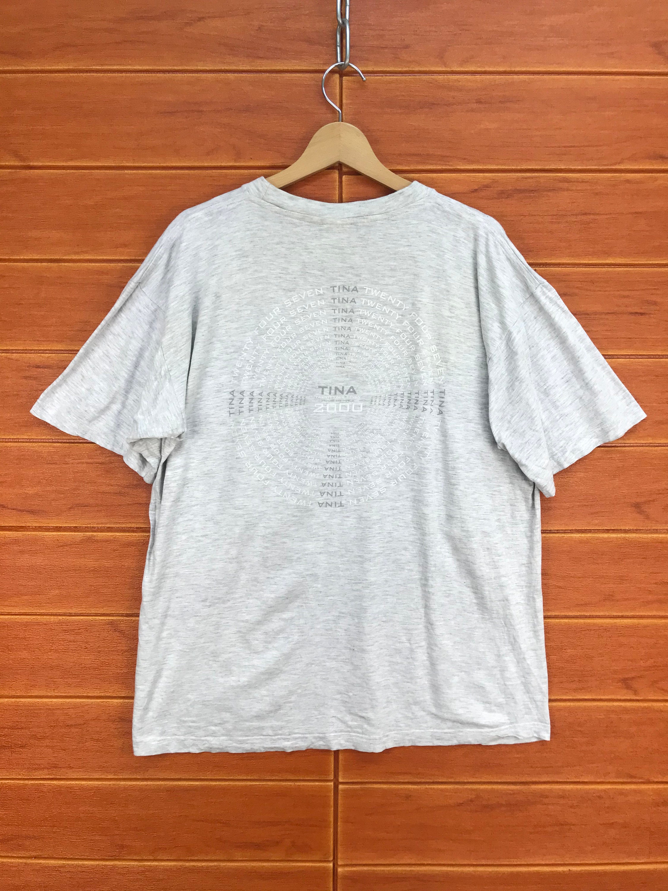 美品】90s TINA TOUR 24/7 vintage Tシャツ カナダ製 - メルカリ