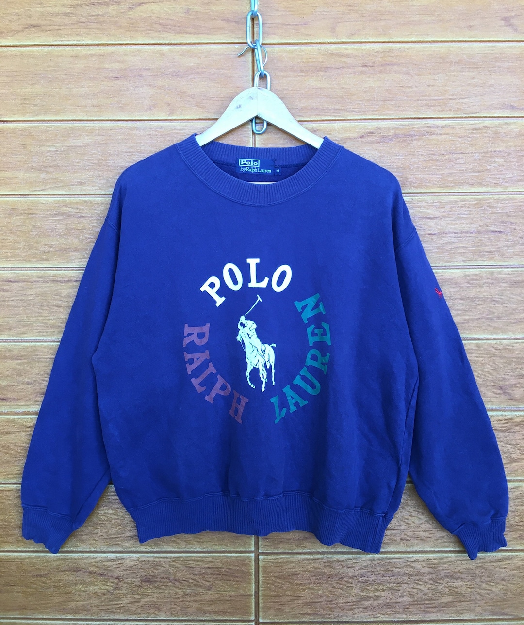 Vintage Polo Ralph Lauren Big Logo Sweatshirt, Size M - Etsy