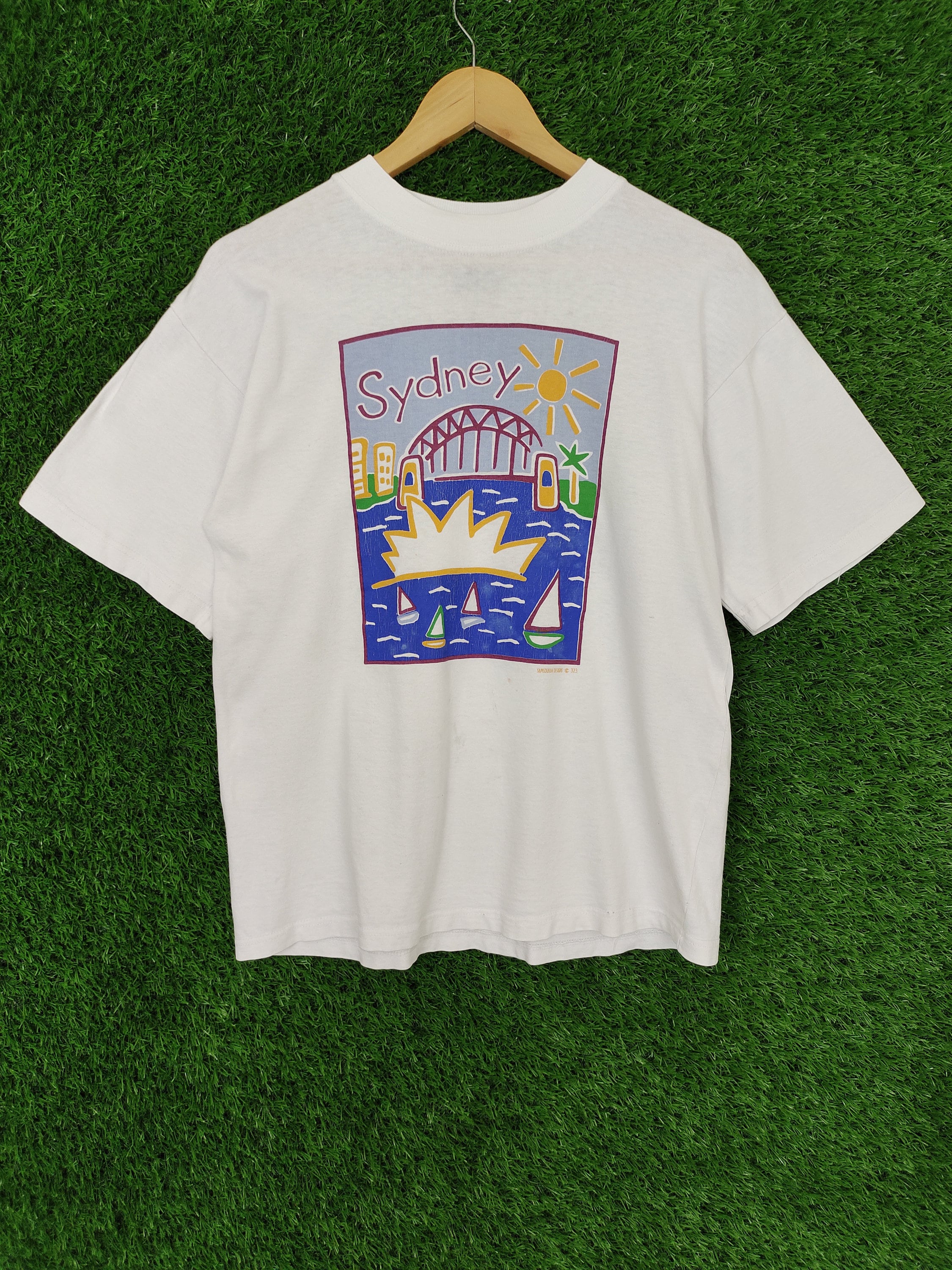 福袋 オンライン Ken 90s Vintage Done Shirt T Oversize Art Pop Australia Clothing