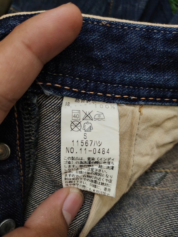 W29x25 Vintage 1990s Jonhbull Spiral Cut Selvedge Denim Pants 