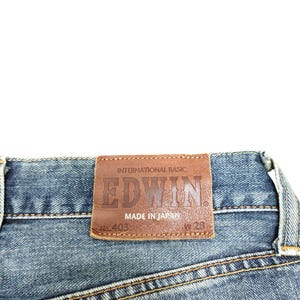 Vintage 90s Edwin 403 Denim Jeans, Comme Des Garcons Undercover, Waist 28 image 4