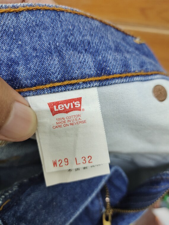 W29x31 Vintage 1995 Levi's 610 Made In Usa Denim Jean… - Gem