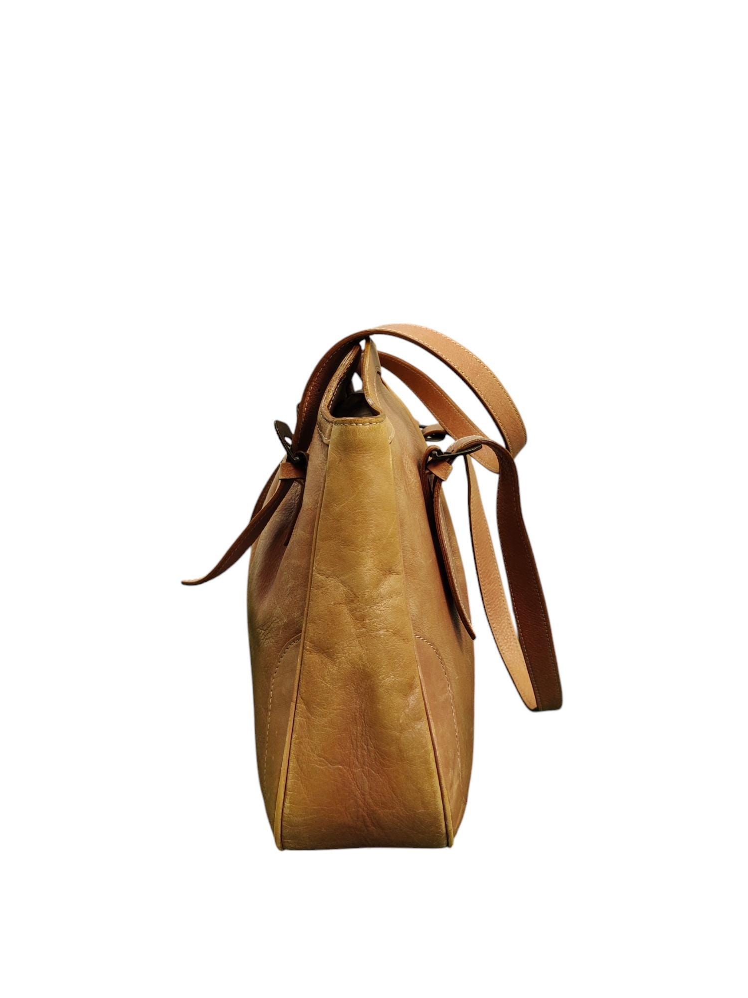 Vintage Sazaby Leather Shoulder Tote Bag - Patina Finish - Etsy