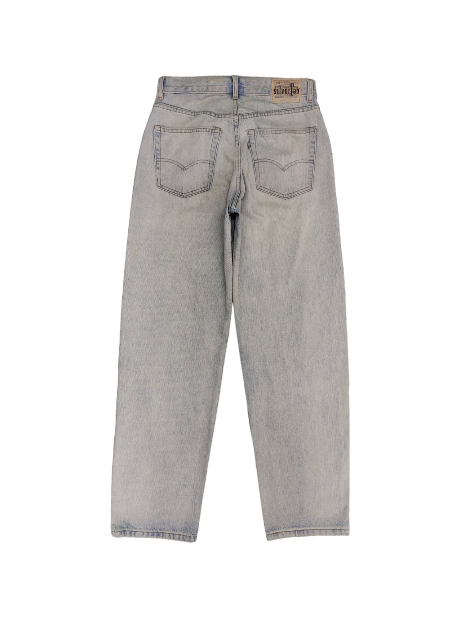 W28x30 Baggy Jeans Levis Silver Tab Denim Wide Loose Y2k W28x30 Baggy Jeans Levis Silver Tab Denim Wide Loose Y2k