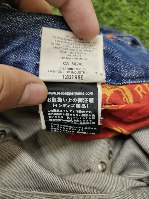 Vintage Red Pepper Flare Jeans: Low Rise Faded Denim, Y2K