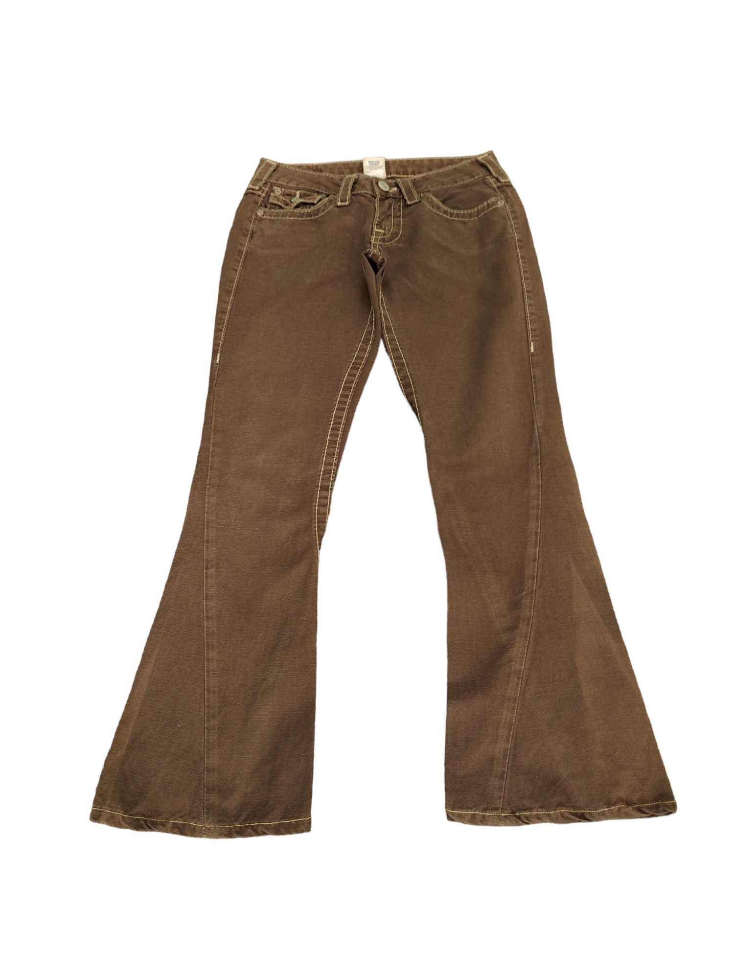 True Religion フレアジーンズ：ヴィンテージ Y2K デニム ブーツカット