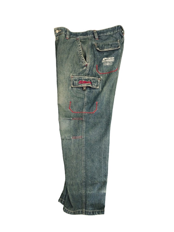 割引価格 Wide Cargo Piko Jeans Baggy W34x30 Leg Y2k Jnco Denim パンツ