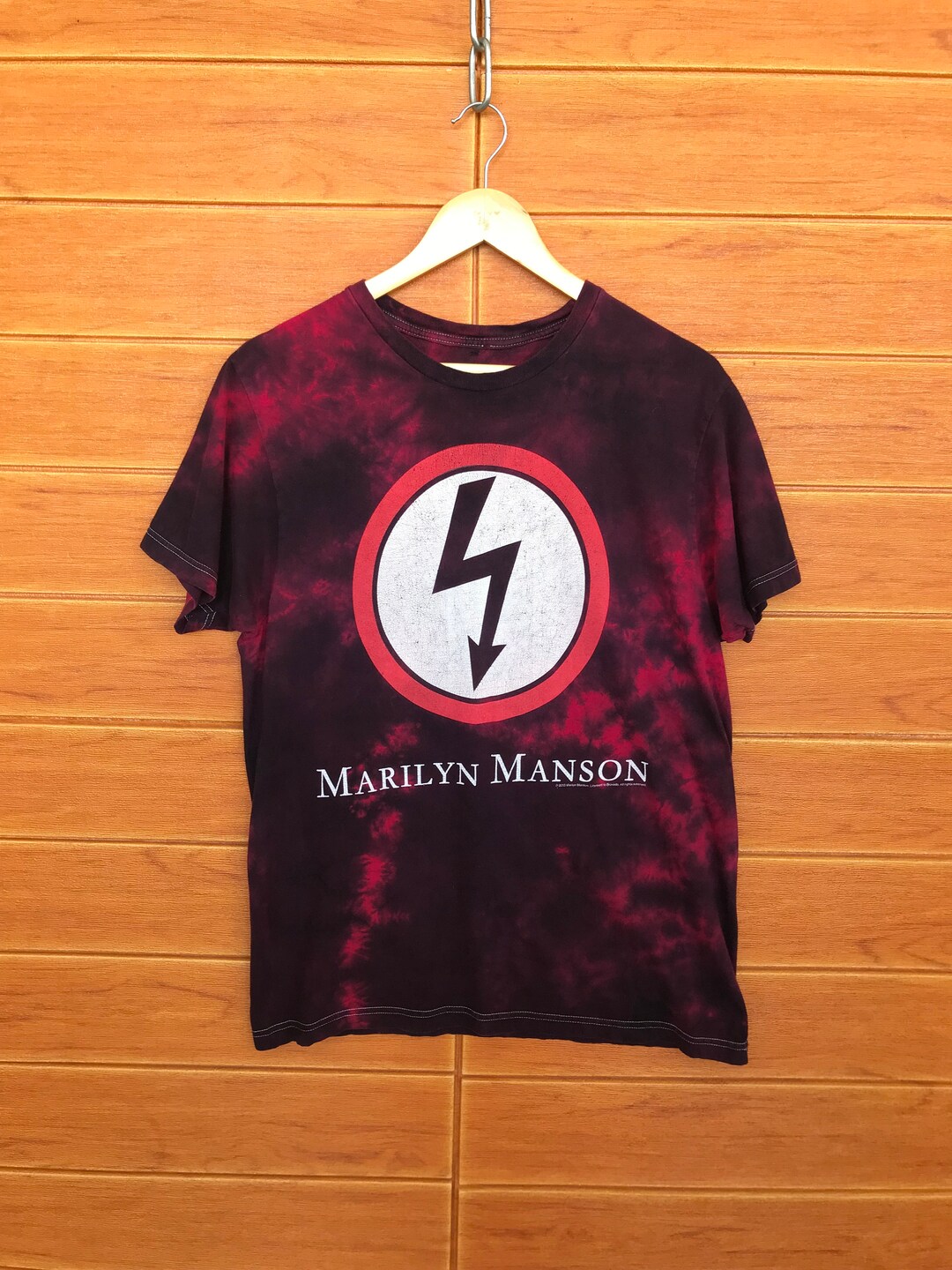 Camiseta Oficial Marilyn Manson – OAUG Tour 2025 Lisbon - Merchandising Original, Varios Tamaños