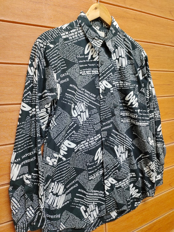 Vintage Idolharry Japan Poem Shirt / wtaps yohji … - image 3