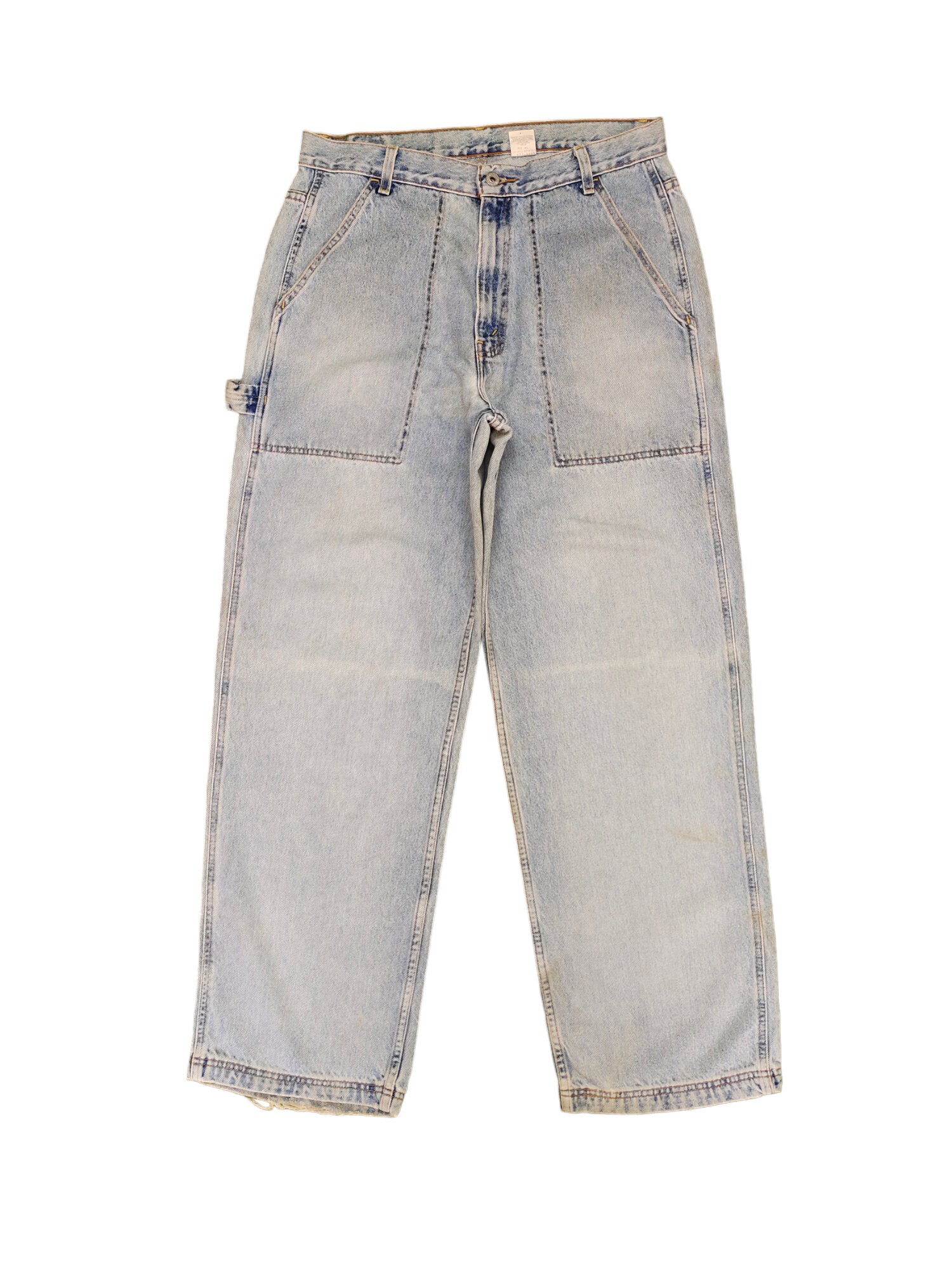 W34x32 Vintage Levis Light Wash Carpenter Baggy Jeans Jnco W34x32 Vintage Levis Light Wash Carpenter Baggy Jeans Jnco