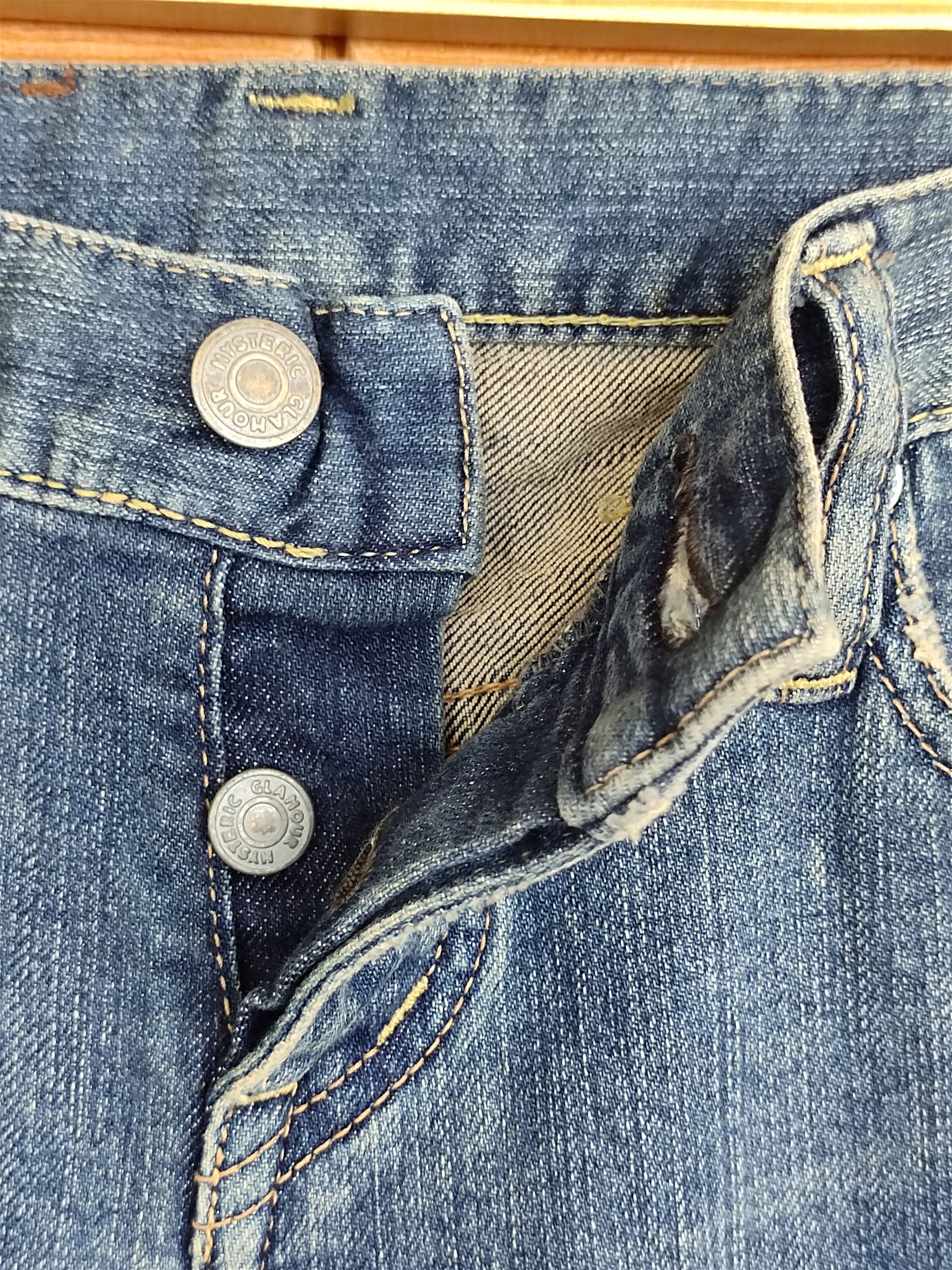 Vintage Hysteric Glamour X Ramones Jeans: Skinny Stretch Denim 