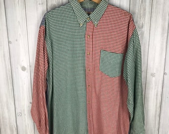 Rare Vintage 90s  LEVIS LVC Multi Colour Flannel Shirt Large Size