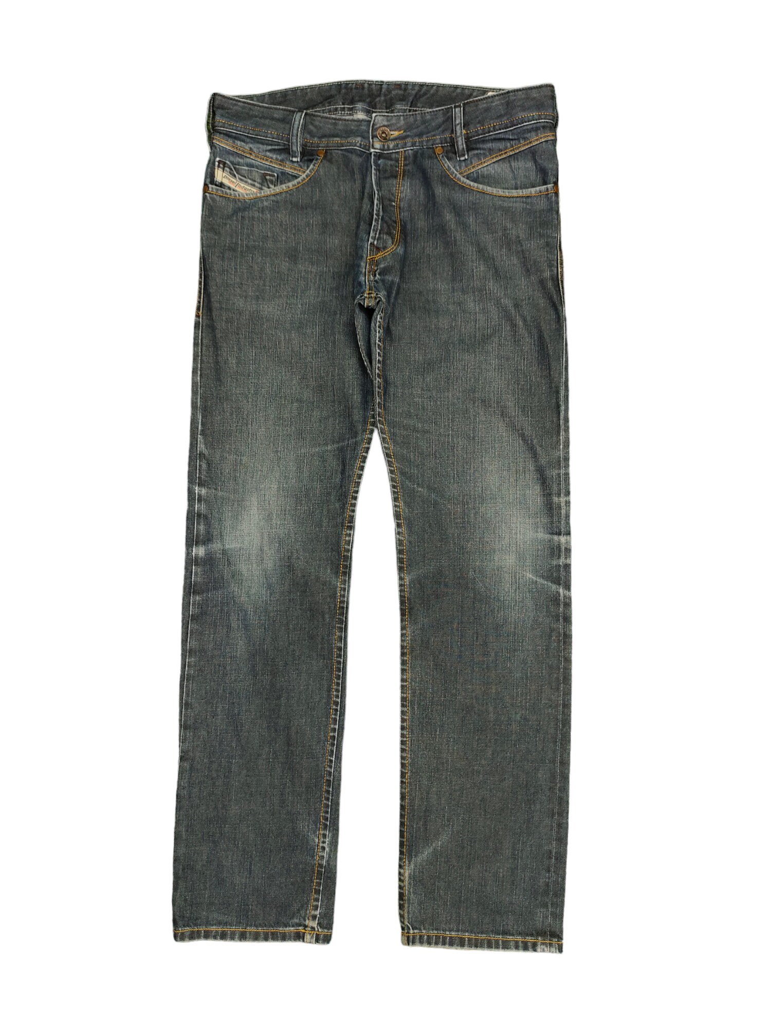 W30x29 Vintage Y2k Diesel Iakop Denim Jeans Diesel Black Gold
