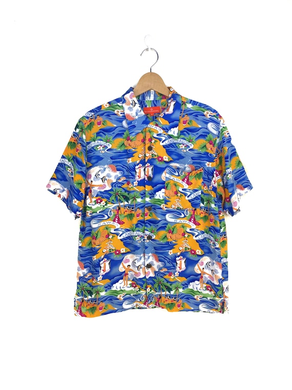 Vintage Land Of Aloha Hawaiian Shirt / Aloha Wear